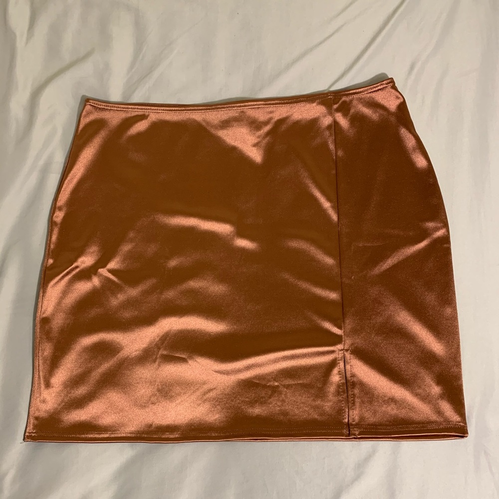 Rue21 Copper Mini Skirt